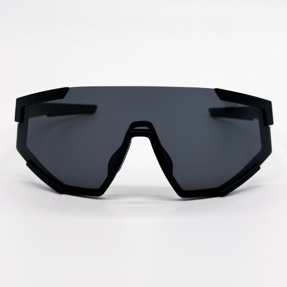 NEW PRADA UNISEX PRADA LINEA ROSSA SPS 04W DG006F PS04WS DG006F BLACK PS 04WS - Picture 4 of 12